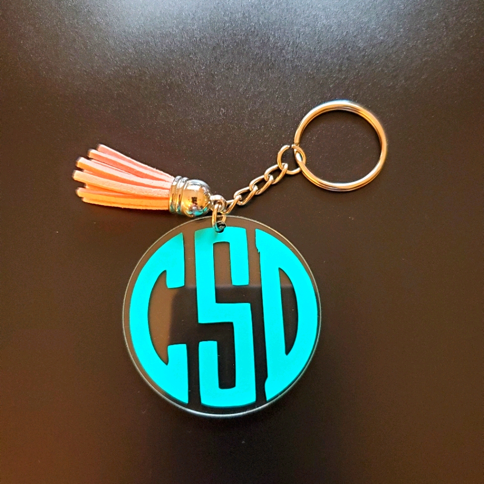 Monogram Keychains